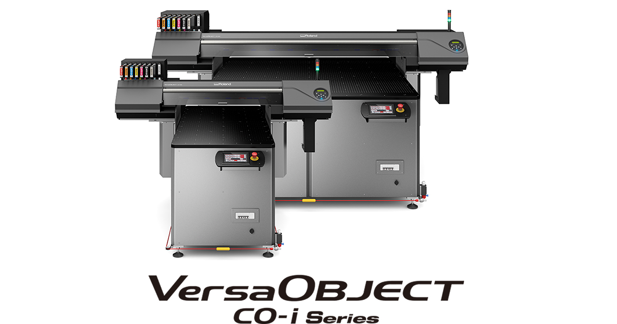 Roland DG Introduces the VersaOBJECT CO-i Series of UV Flatbed 
